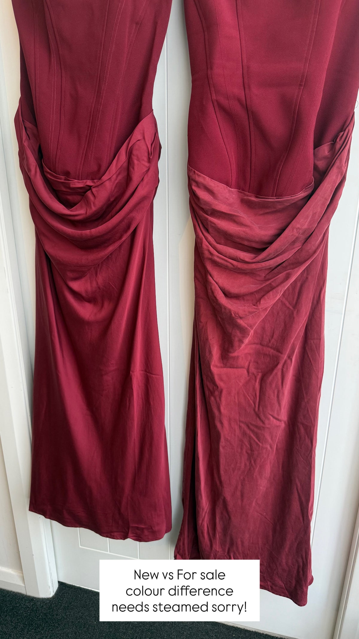 Cornelia Maxi Dress in Burgundy - FOR SALE