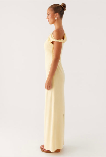 Mckenna Maxi Dress in Yellow