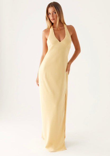 Angie Maxi Dress in Yellow