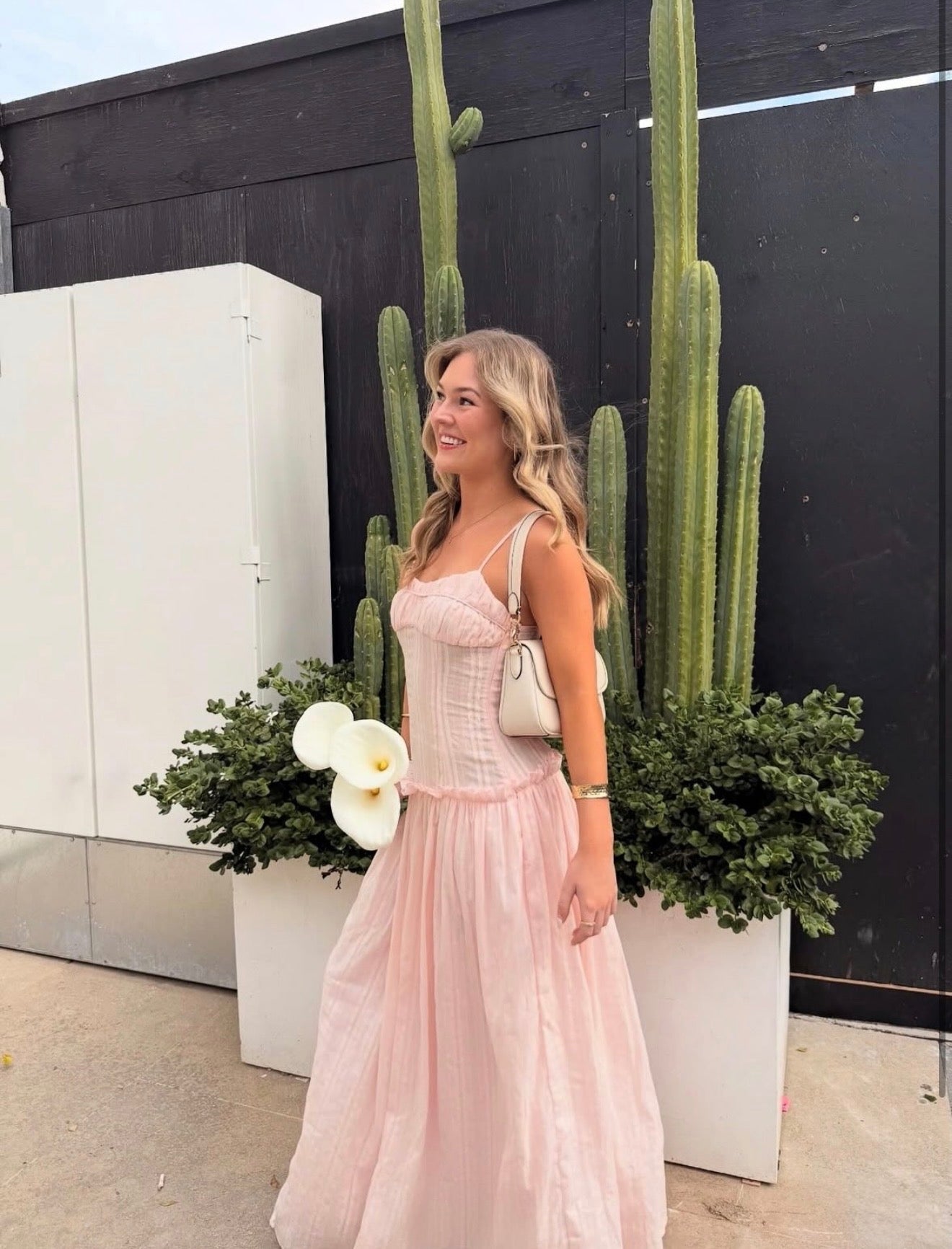 Jacinda Drop Waist Maxi in Pink – Love it Loan it