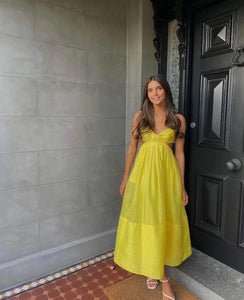 Botanica Bralette Gown in Sunshine - Zimmermann