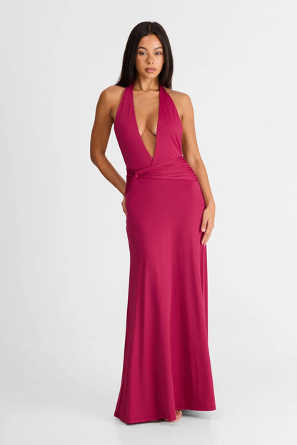Antoinette Maxi in Berry