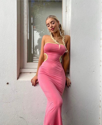 Lola Maxi in Peach