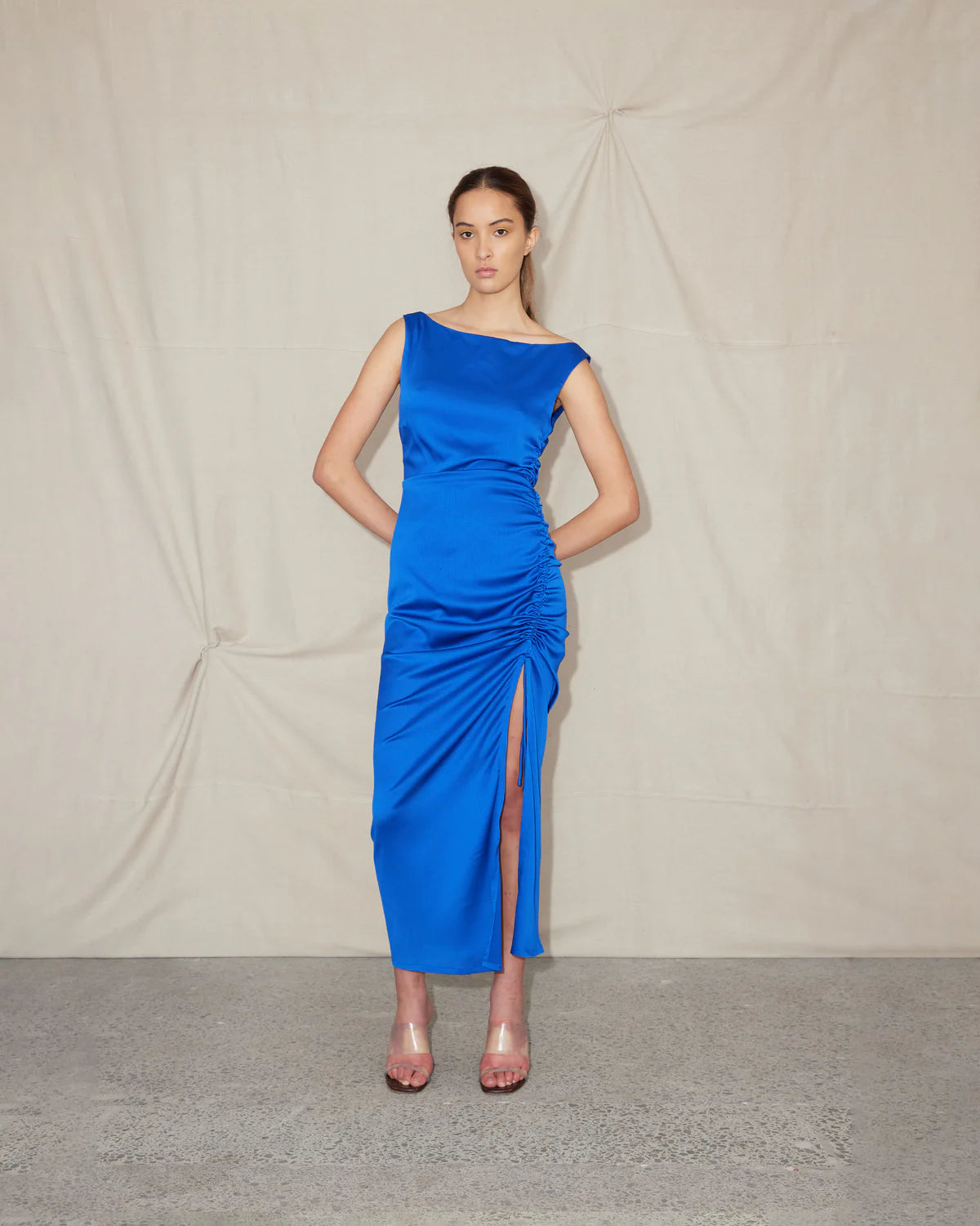 Ercolini Maxi Dress in Blue - FOR SALE