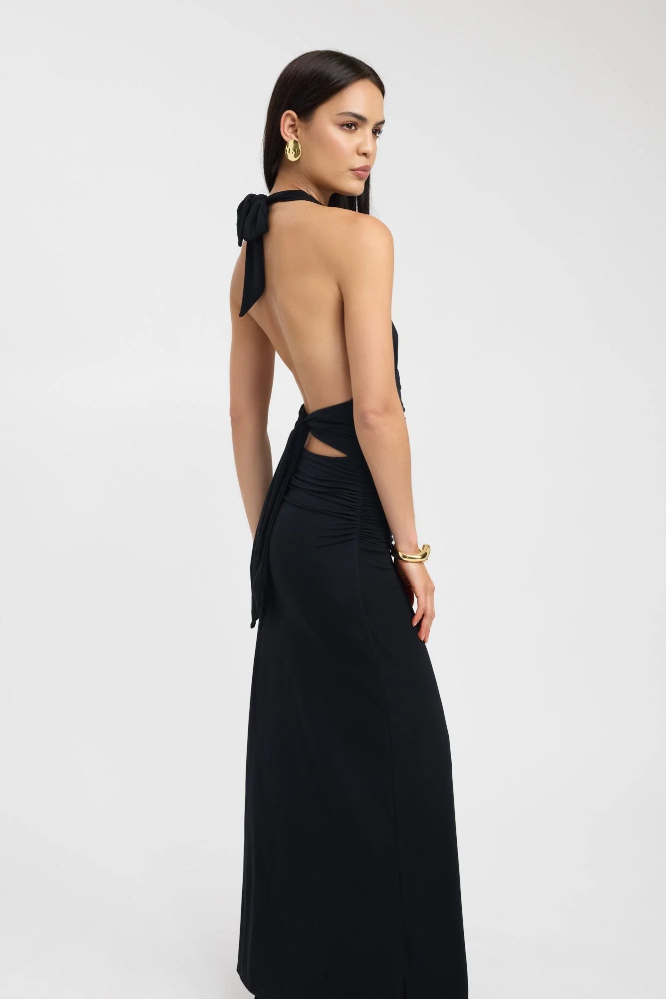 Leni Maxi Dress in Black