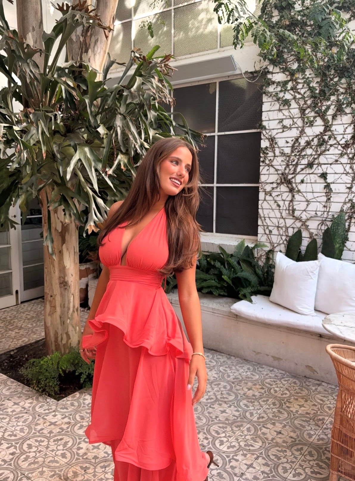 Fairytale Crush Maxi in Coral