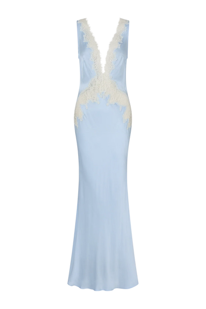 Celestia Maxi Dress in Ciel