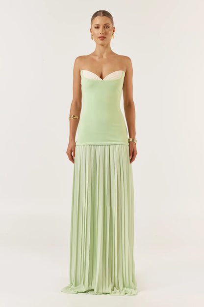 Nicolette Maxi Dress in Mint