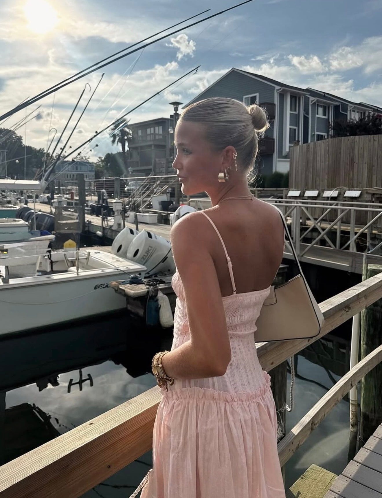 Jacinda Drop Waist Maxi in Pink Love it Loan it Jacinda Drop Waist Maxi in Pink Love it Loan it