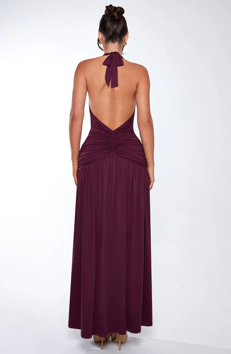 Melania Maxi in Cherry Lacquer