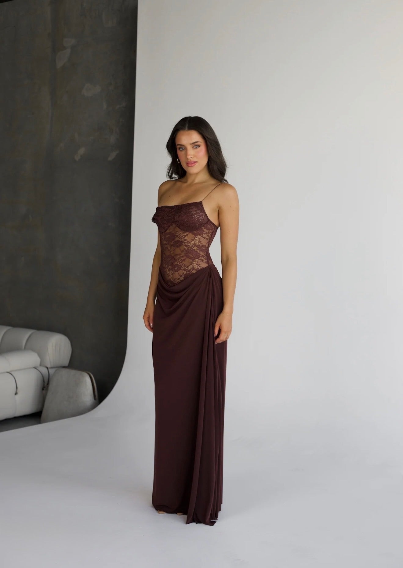 Sloane Dress in Espresso