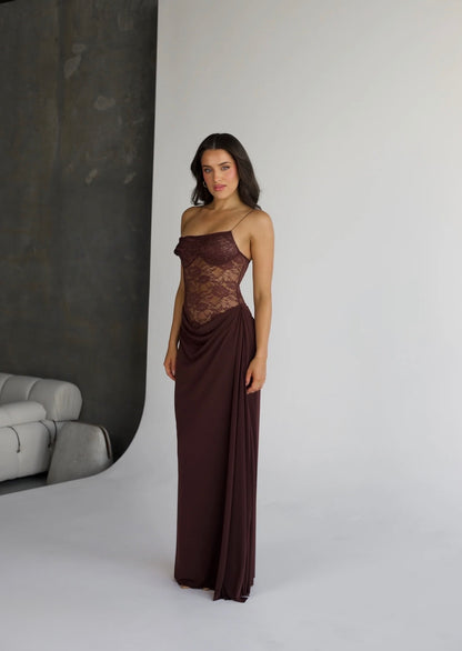 Sloane Dress in Espresso