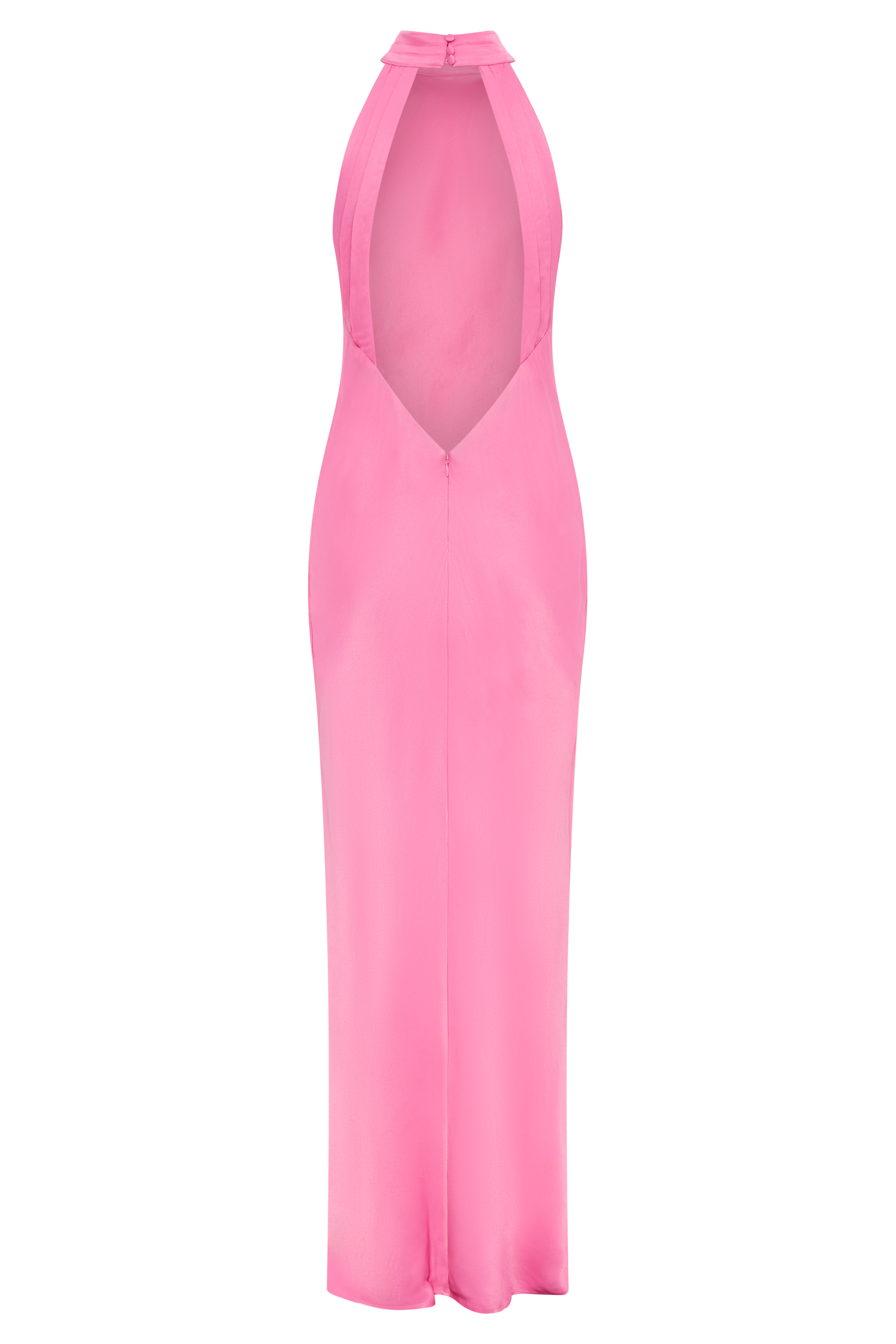 meshki claire dress pink Meshki - Claire Satin Drape Dress in Pink