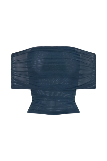 Arna Mesh Maxi Set in Midnight