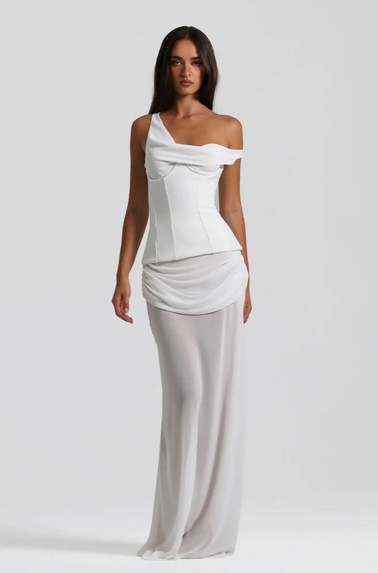 Candence Gown in White