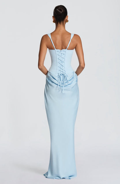 Cornelia Maxi Dress in Baby Blue