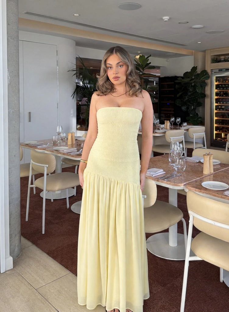 Royce Maxi Dress in Yellow