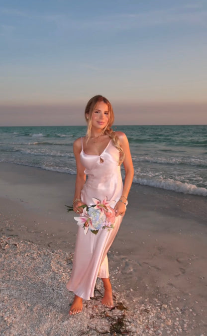 Cedar City Maxi Dress in Blush