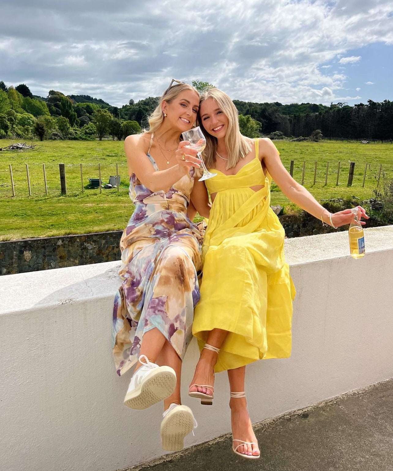 Botanica Bralette Gown in Sunshine