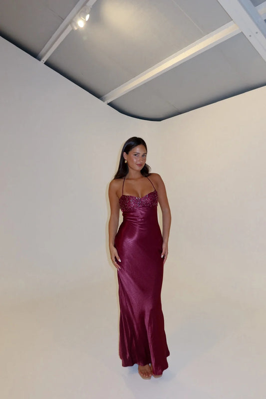 Jade Maxi in Berry