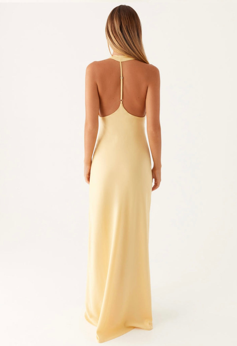 Angie Maxi Dress in Yellow