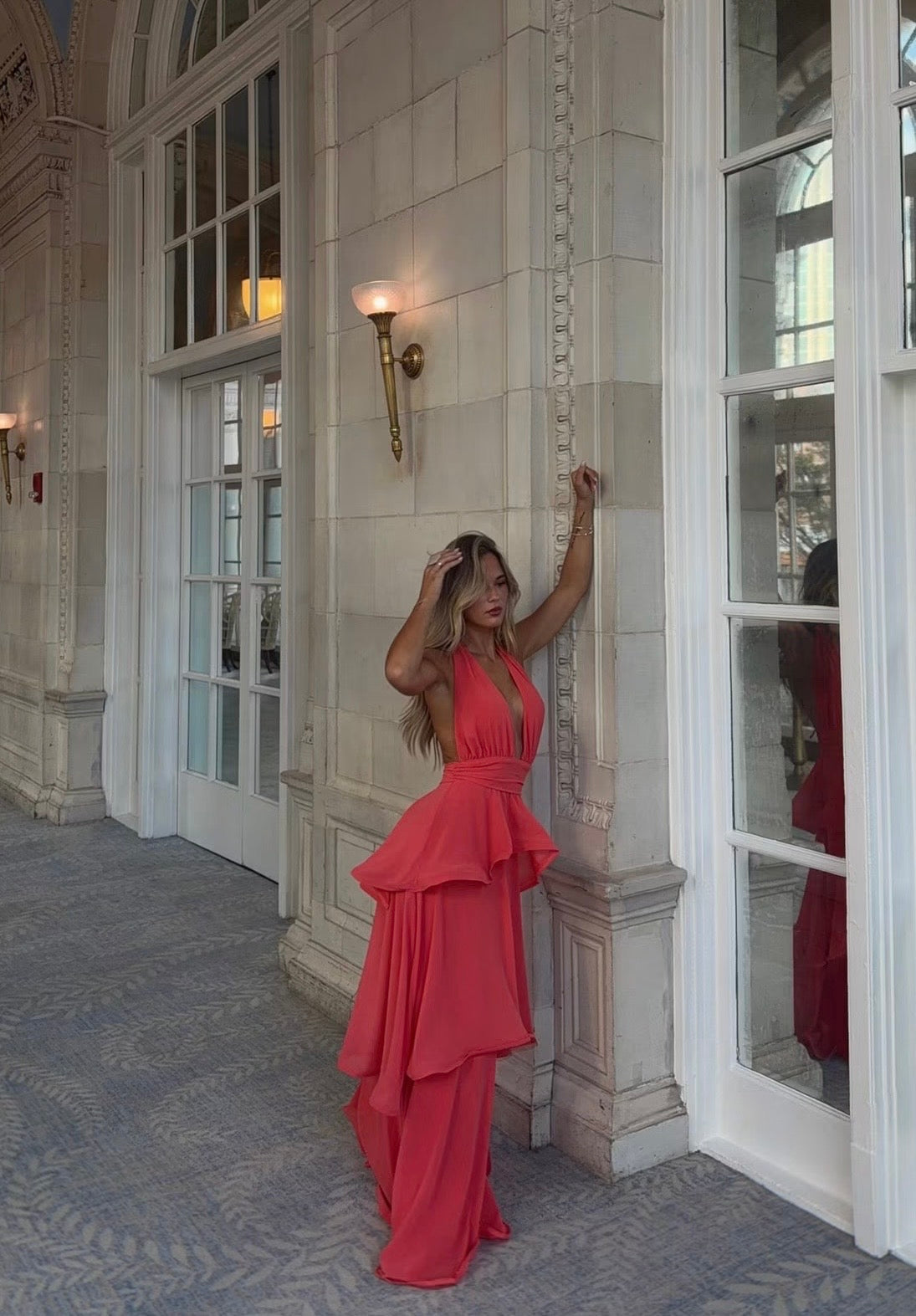 Fairytale Crush Maxi in Coral