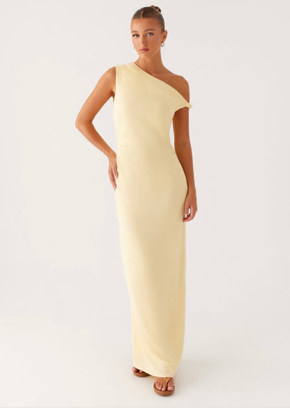 Mckenna Maxi Dress in Yellow