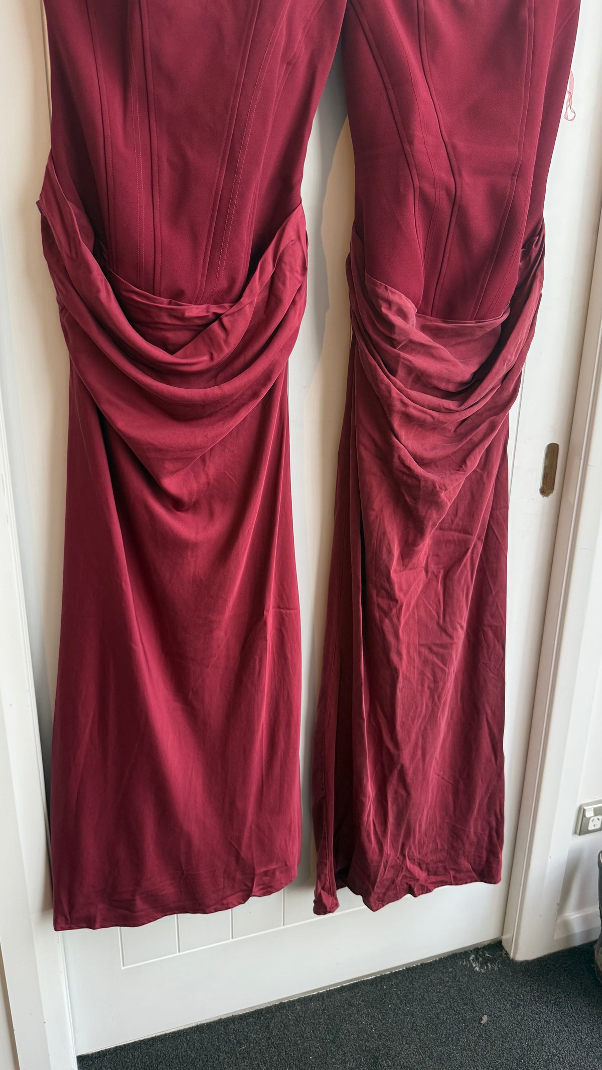 Cornelia Maxi Dress in Burgundy - FOR SALE