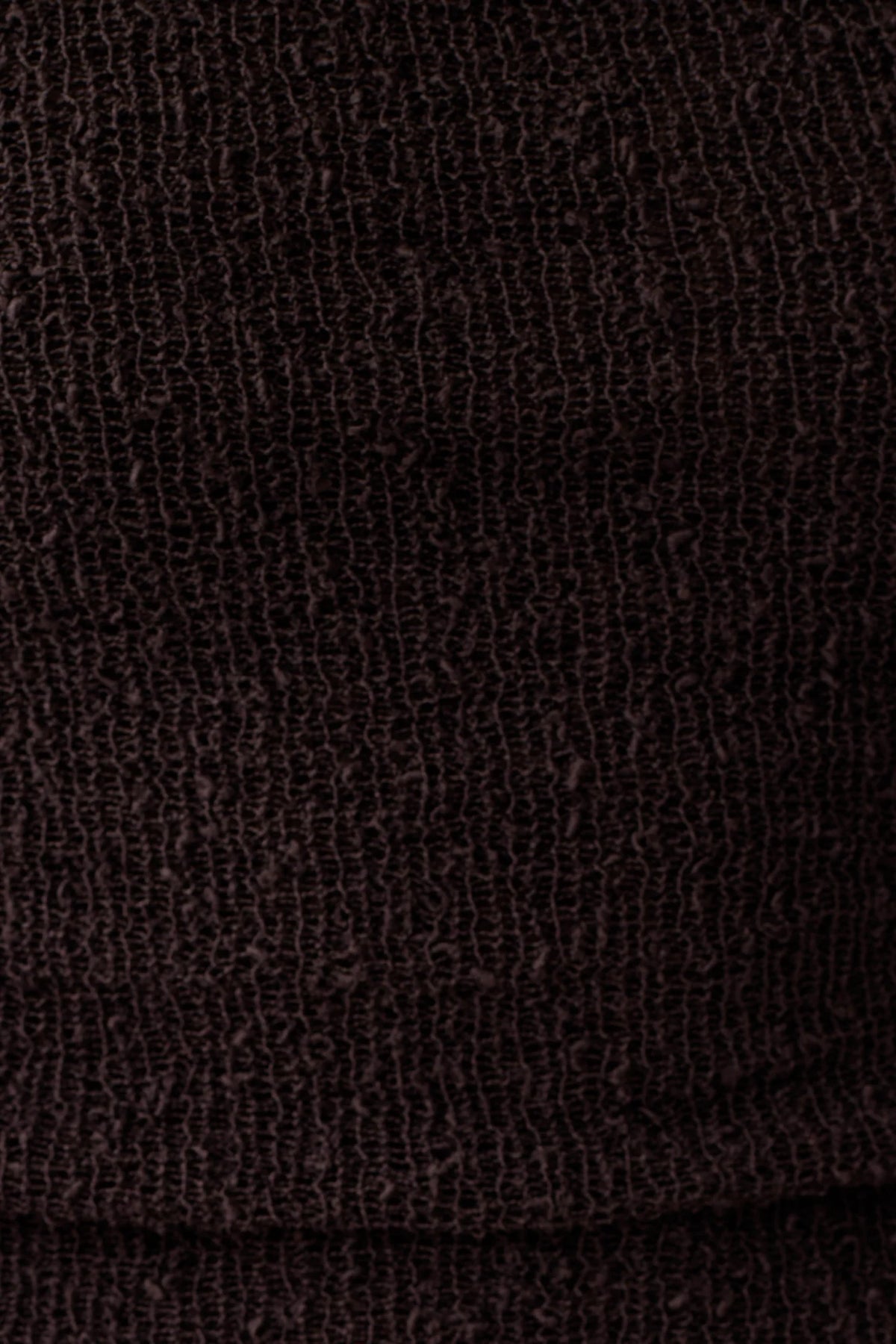 Marisol Off Shoulder Boucle Maxi Dress in Dark Chocolate
