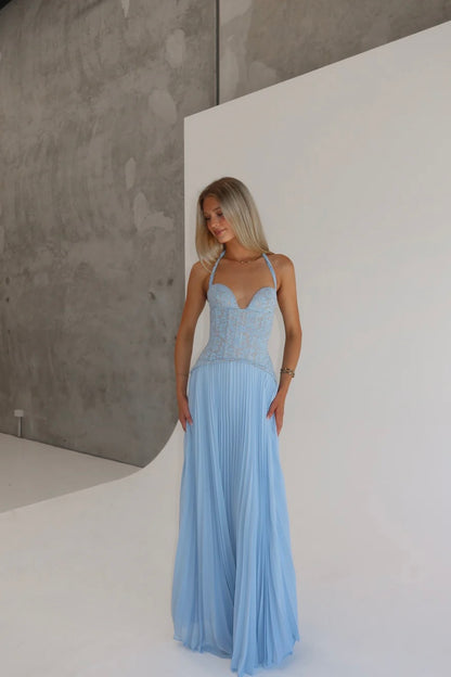 Gaia Dress in Blue