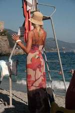 Load image into Gallery viewer, Mesh Fuchsia Slip Dress (10) - With Harper Lu
