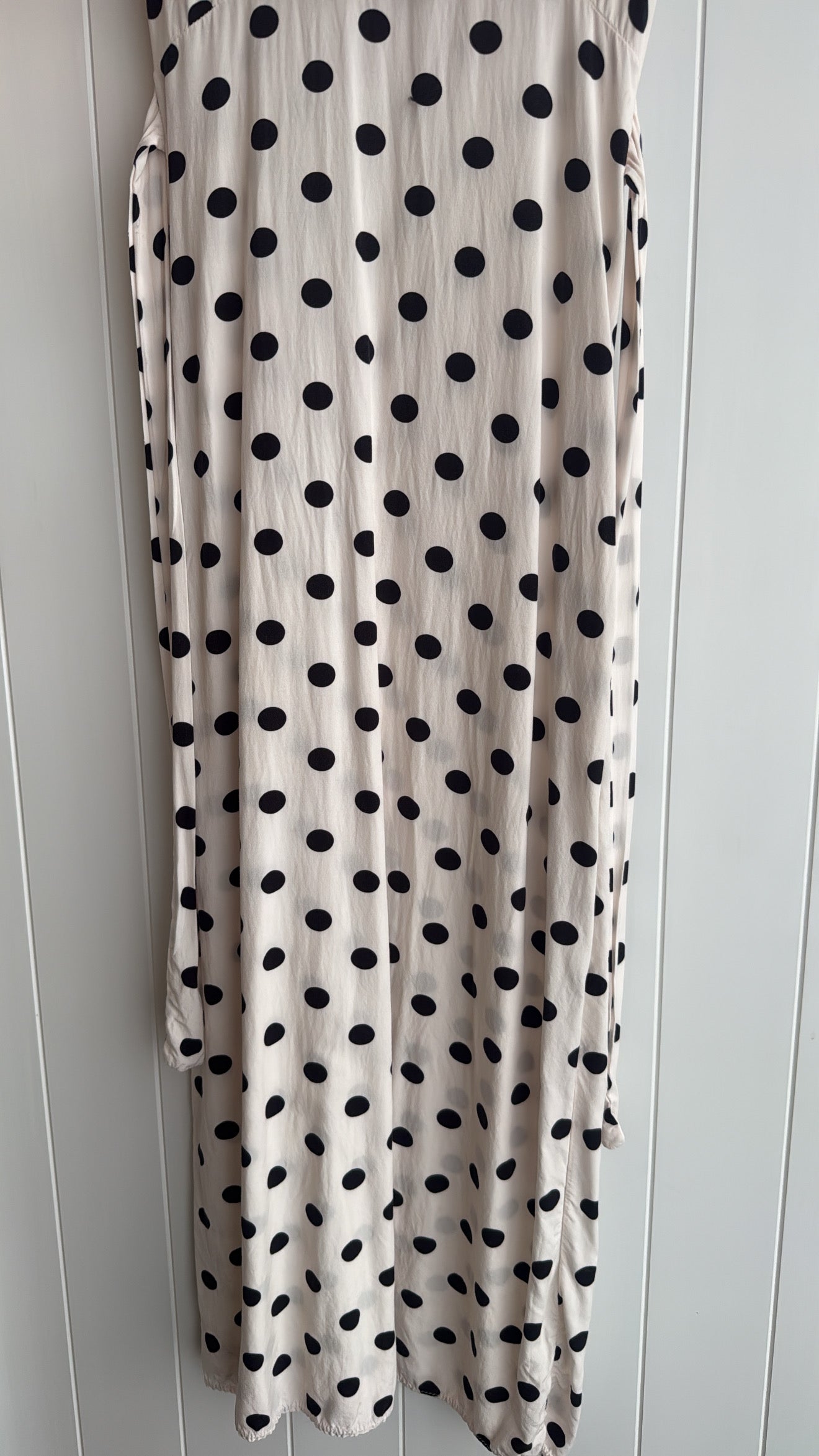 Luna Dress with Polka Dots in White/Black (XS/S) - FOR SALE