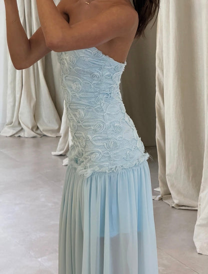 Renata Dress in Baby Blue