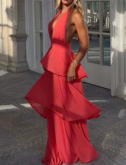 Fairytale Crush Maxi in Coral