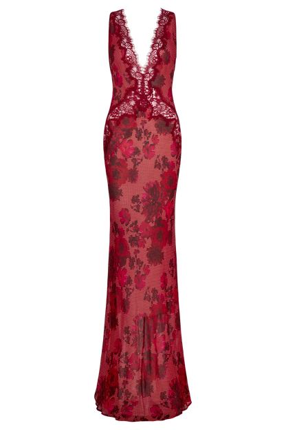 Juliette Maxi Dress in Rose