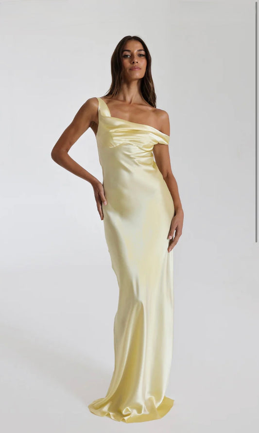 Monika Gown in Lemon