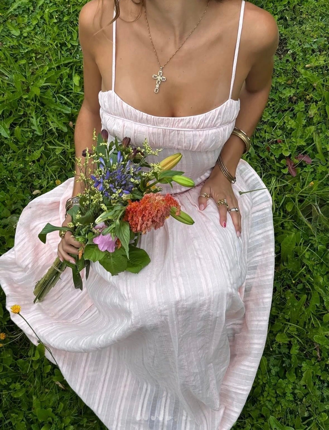 Jacinda Drop Waist Maxi in Pink Love it Loan it Jacinda Drop Waist Maxi in Pink Love it Loan it