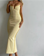 Load image into Gallery viewer, Marlo Dress in Daffy Yellow (10) - Paris Georgia
