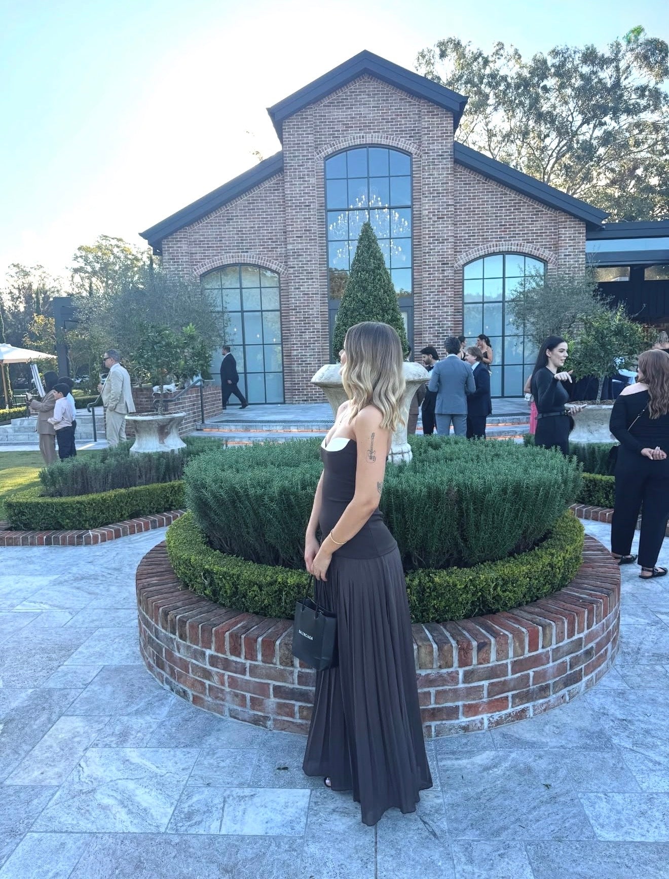 Nicolette Maxi Dress in Espresso