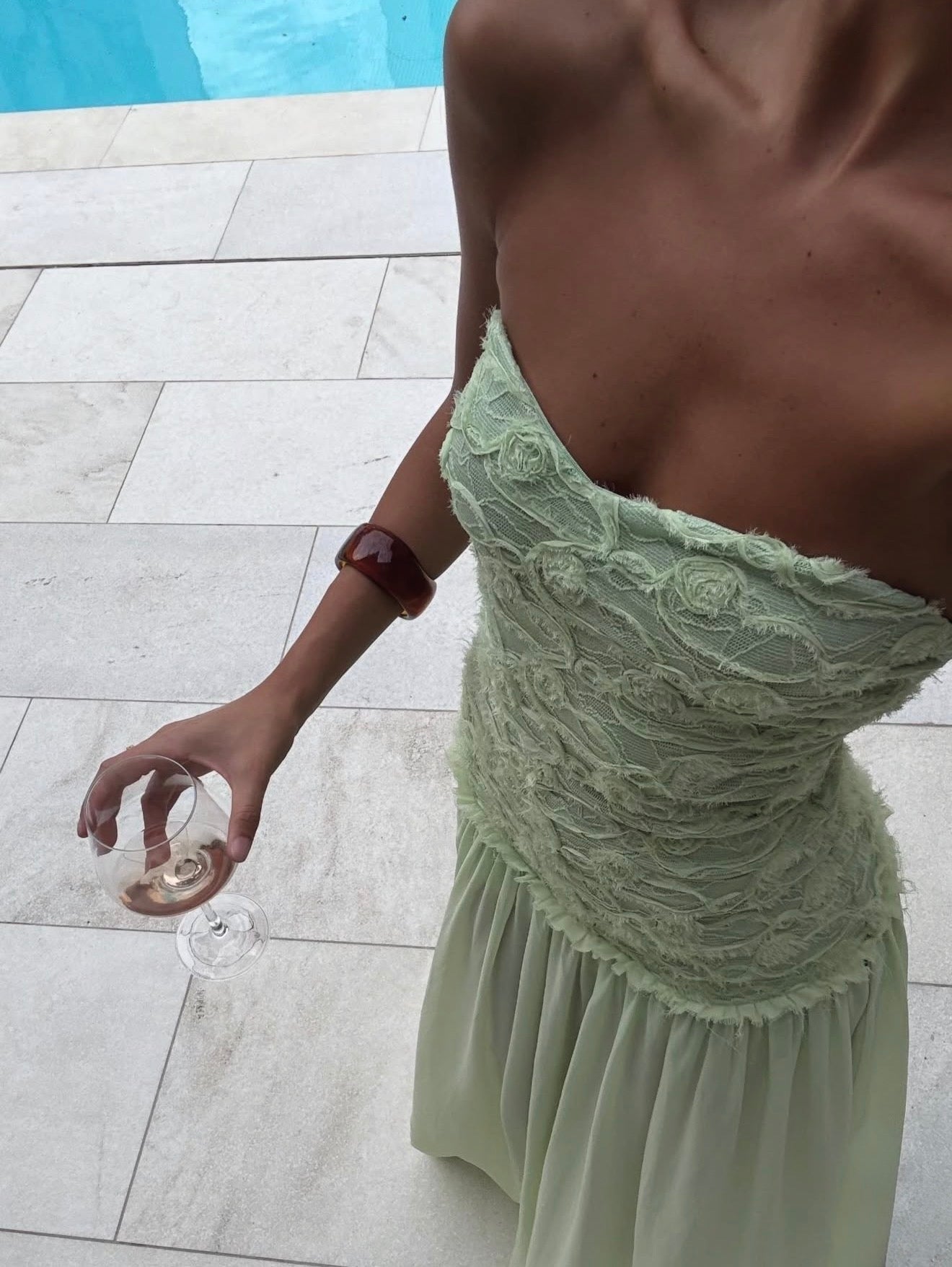 Renata Dress in Mint