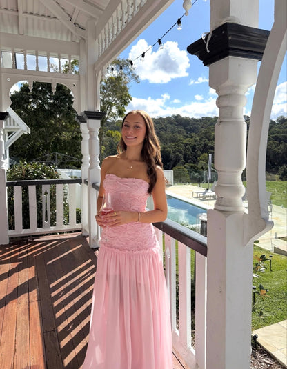 Renata Dress in Baby Pink