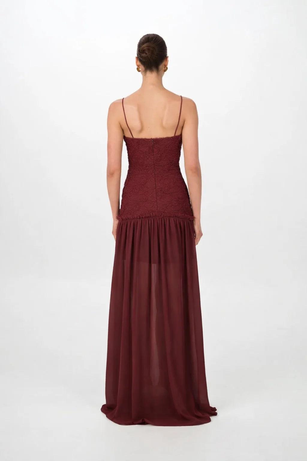 Renata Dress in Port