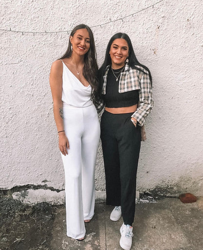 Moyra Pantsuit in Ivory