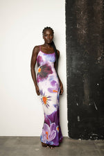 Load image into Gallery viewer, Indigo Blossom Slip Dress (12) - With Harper Lu
