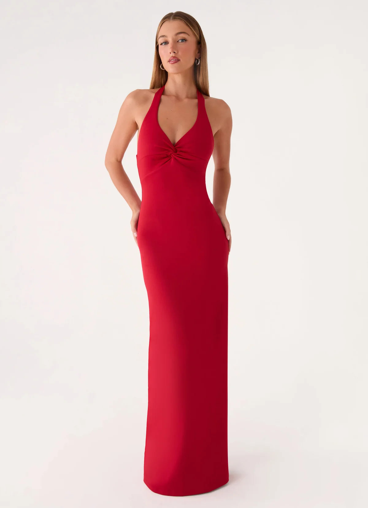 Loverboy Maxi Dress in Deep Red