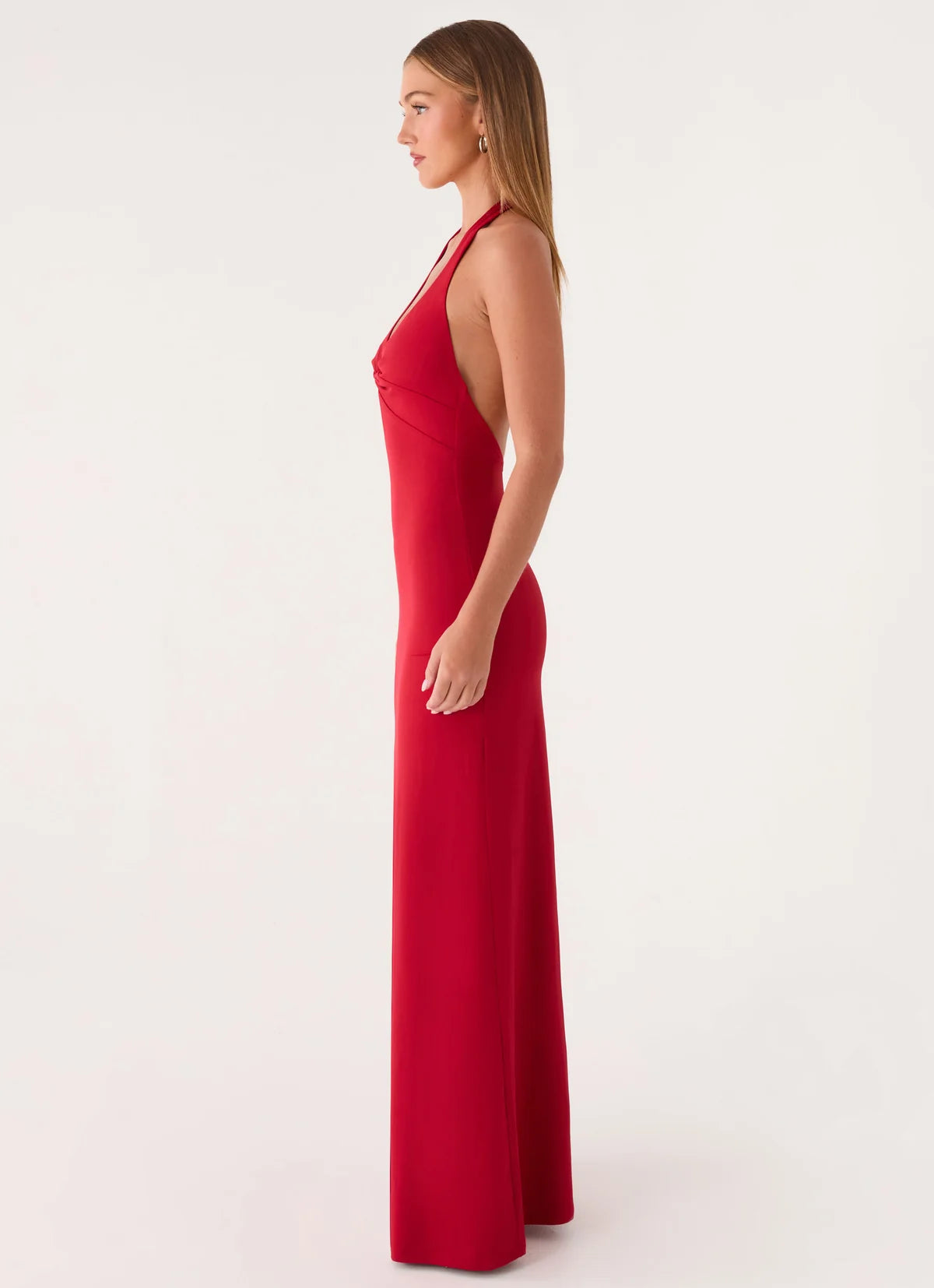 Loverboy Maxi Dress in Deep Red
