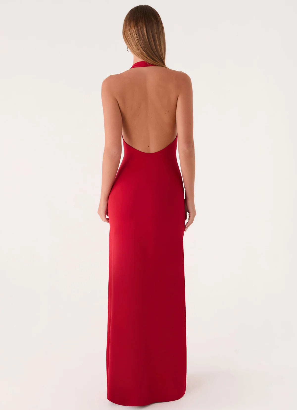 Loverboy Maxi Dress in Deep Red