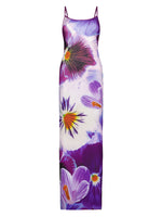 Load image into Gallery viewer, Indigo Blossom Slip Dress (12) - With Harper Lu

