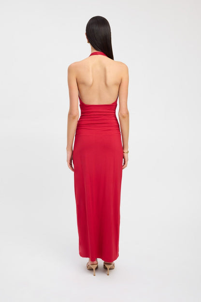 Brooklyn Maxi Dress in Scarlet