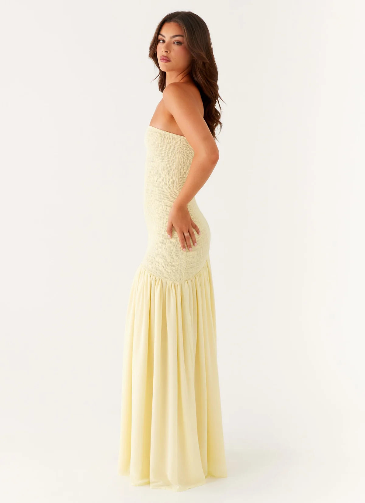 Royce Maxi Dress in Yellow